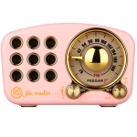 Radio kuchenne FM BT Feegar Retro Pink