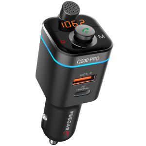Transmiter FM Feegar Q200 PRO QC4.0 42W Bass Boost Bluetooth 5.0