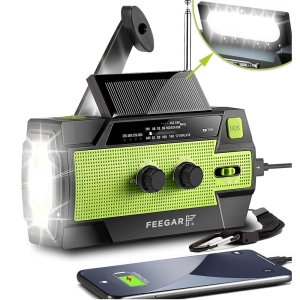 Feegar Radio Awaryjne Solarne Budowlane AM FM OZE 2 PRO Powerbank